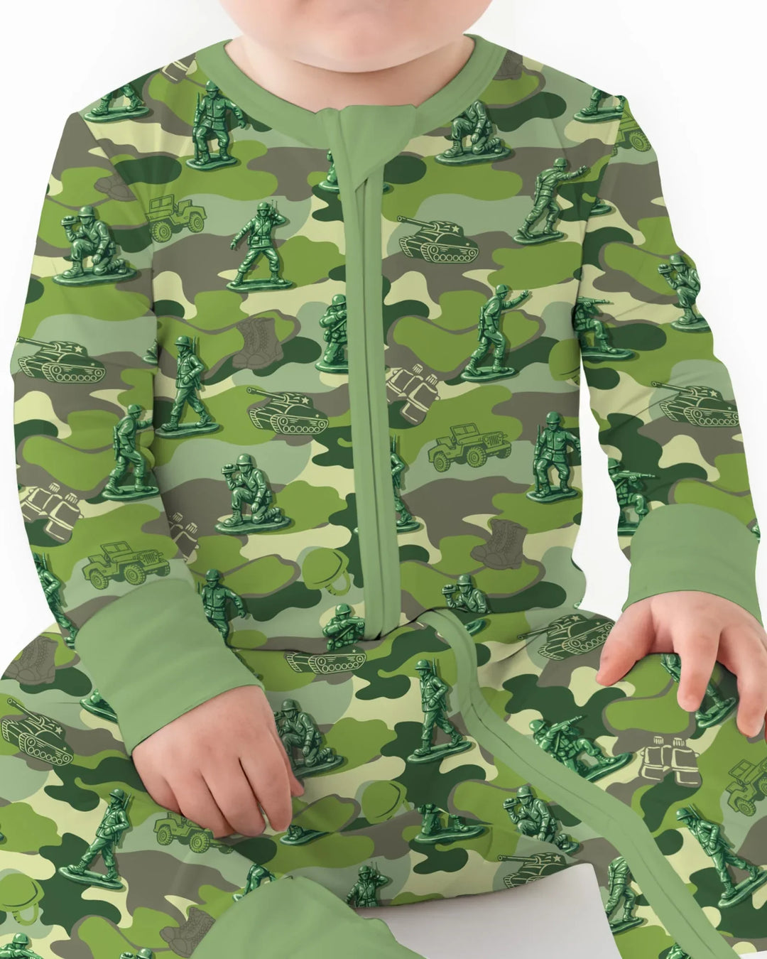 Gerippte Babykleidung mit individuellem Foto - Weich &amp; Skizzenhaft