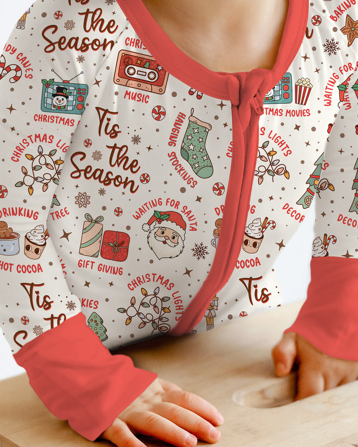Tis The Season Retro Christmas Bamboo Convertible Zippy