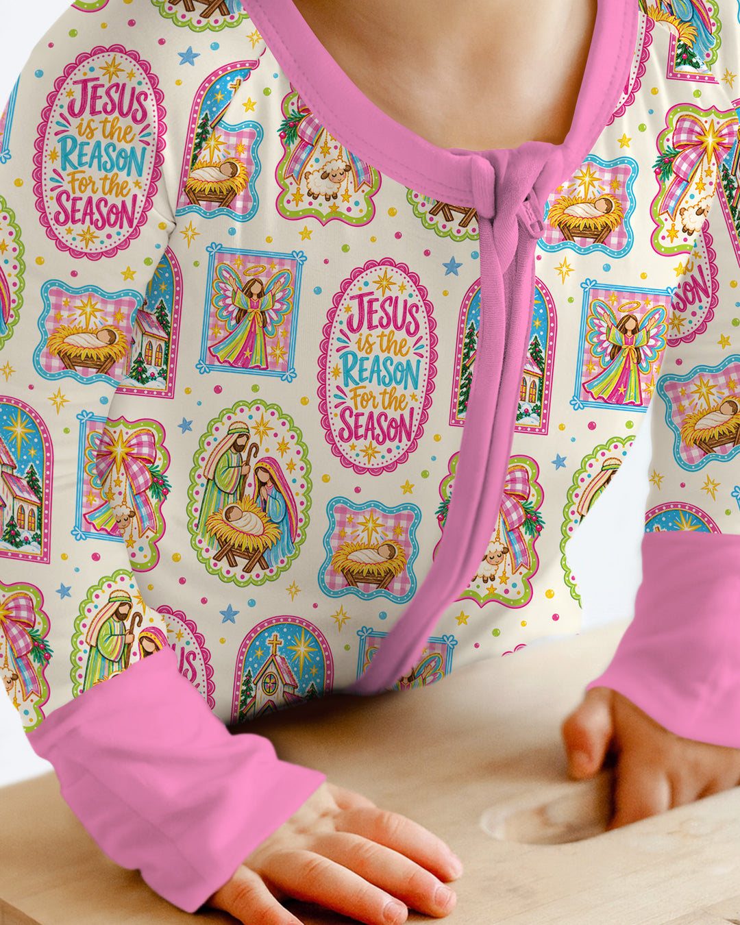 Nativity Jesus Is The Reason Bamboo Convertible Zippy