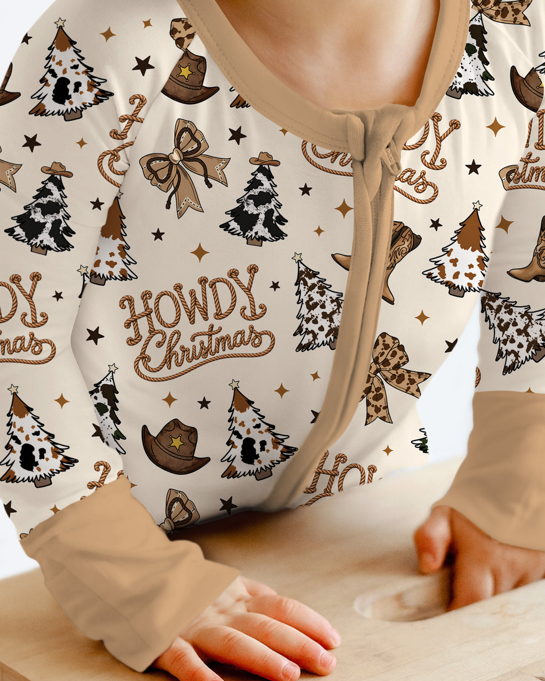 Coquette Western Howdy Christmas Bamboo Convertible Zippy