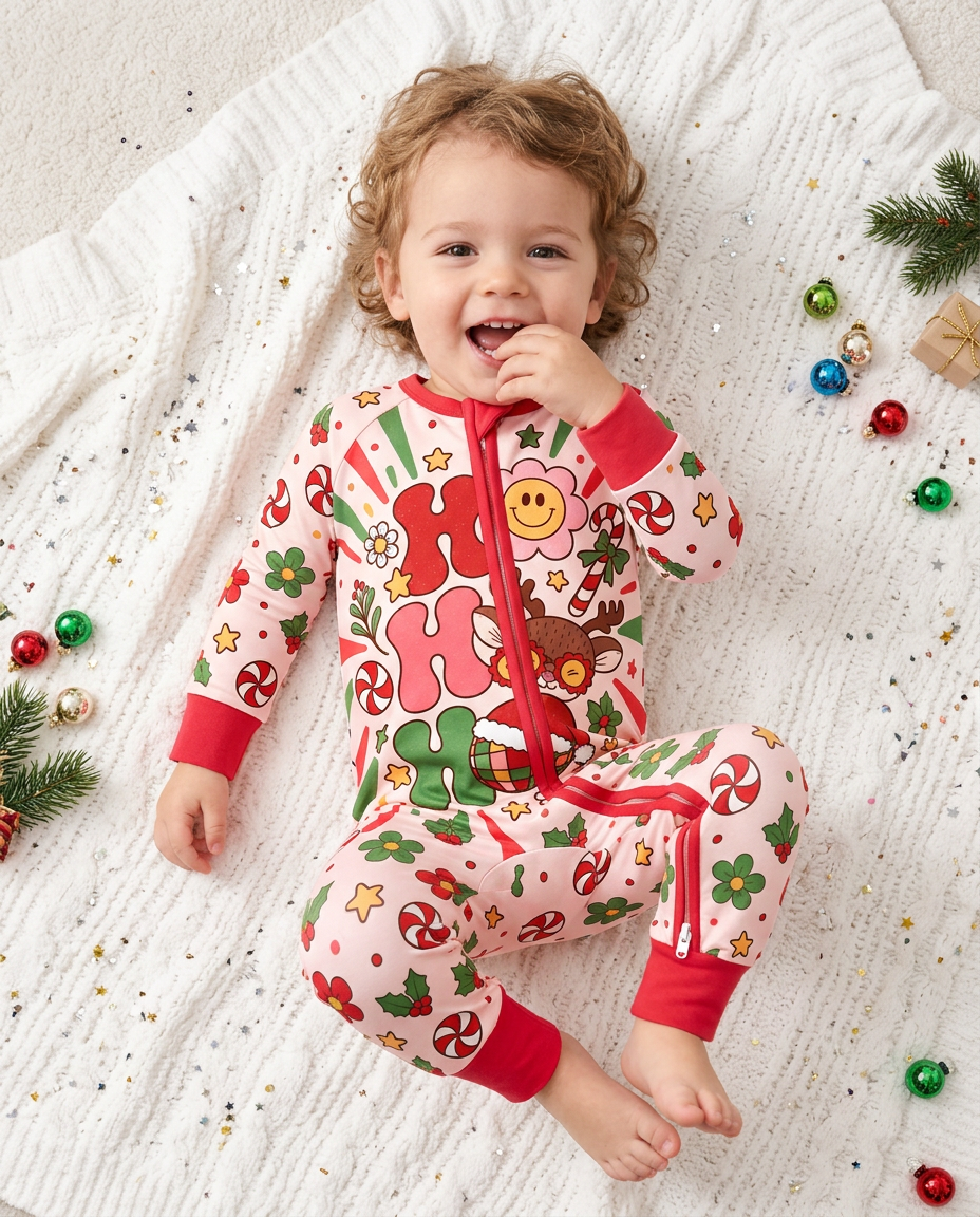 Ho Ho Ho Holiday Bamboo Convertible Zippy