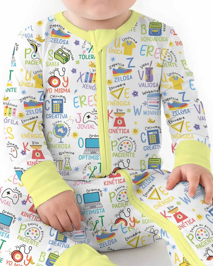 Gerippte Babykleidung mit individuellem Foto - Weich &amp; Skizzenhaft