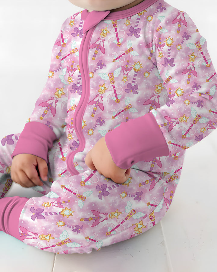 Kawaii Magical Girl Wand Bamboo Convertible Zippy