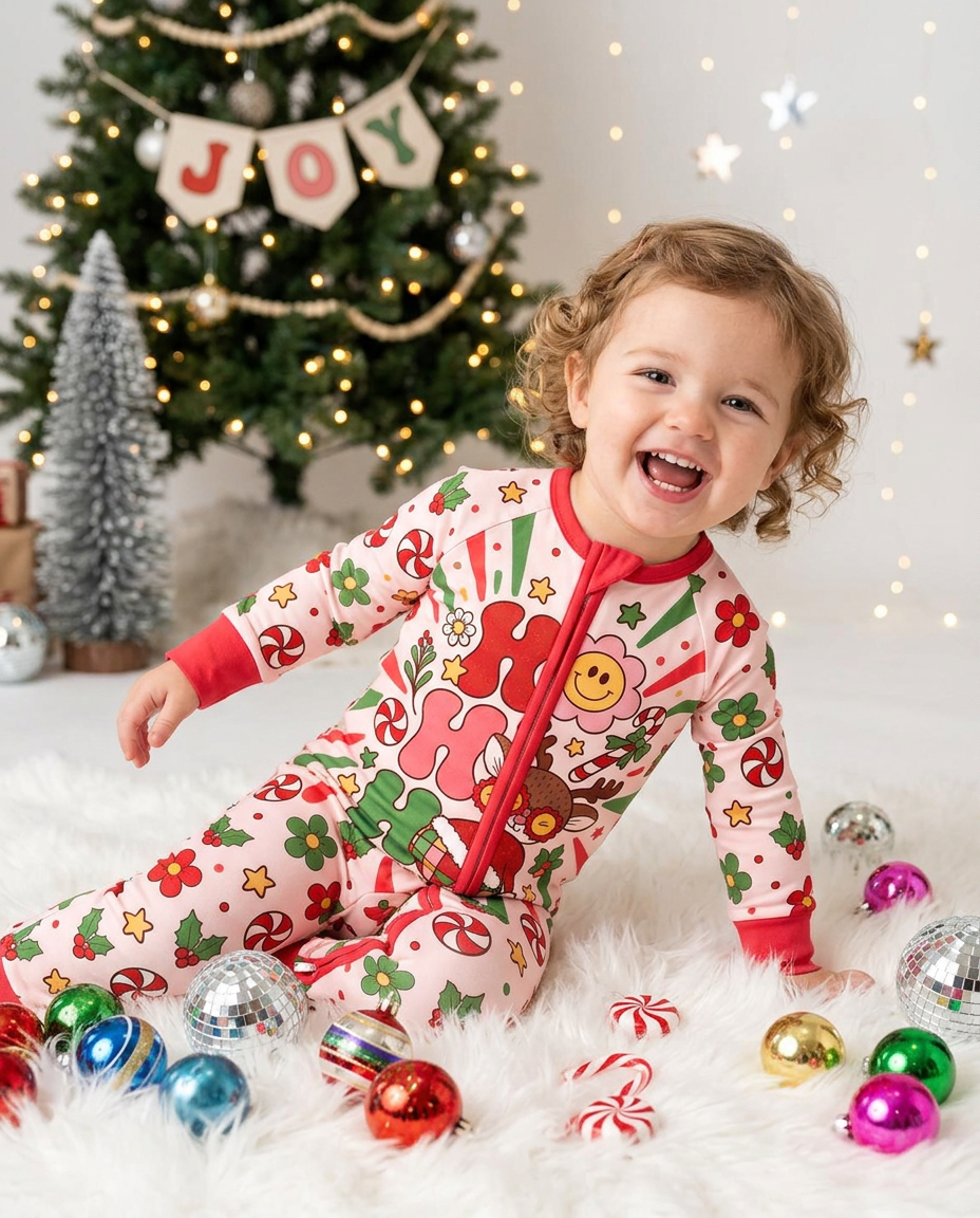 Ho Ho Ho Holiday Bamboo Convertible Zippy