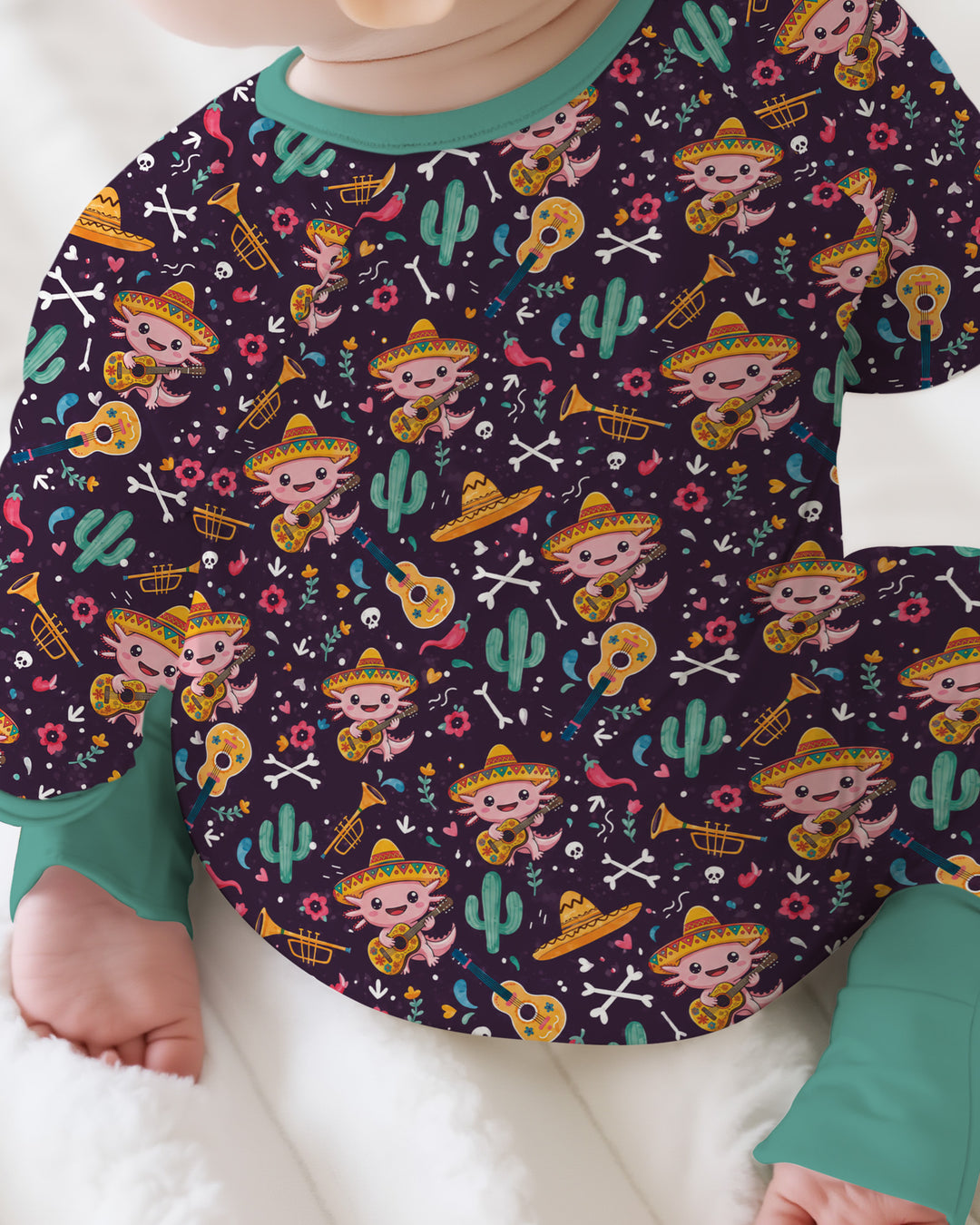 Axolotl Fiesta Bamboo Convertible Zippy