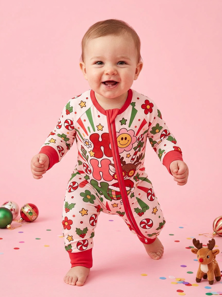 Ho Ho Ho Holiday Bamboo Convertible Zippy