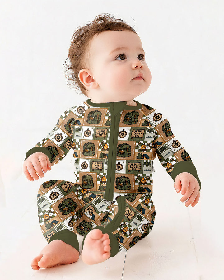 Gerippte Babykleidung mit individuellem Foto - Weich &amp; Skizzenhaft