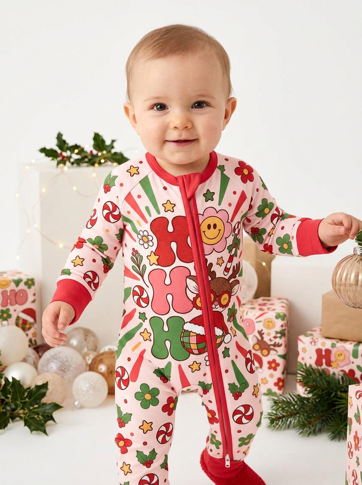 Ho Ho Ho Holiday Bamboo Convertible Zippy