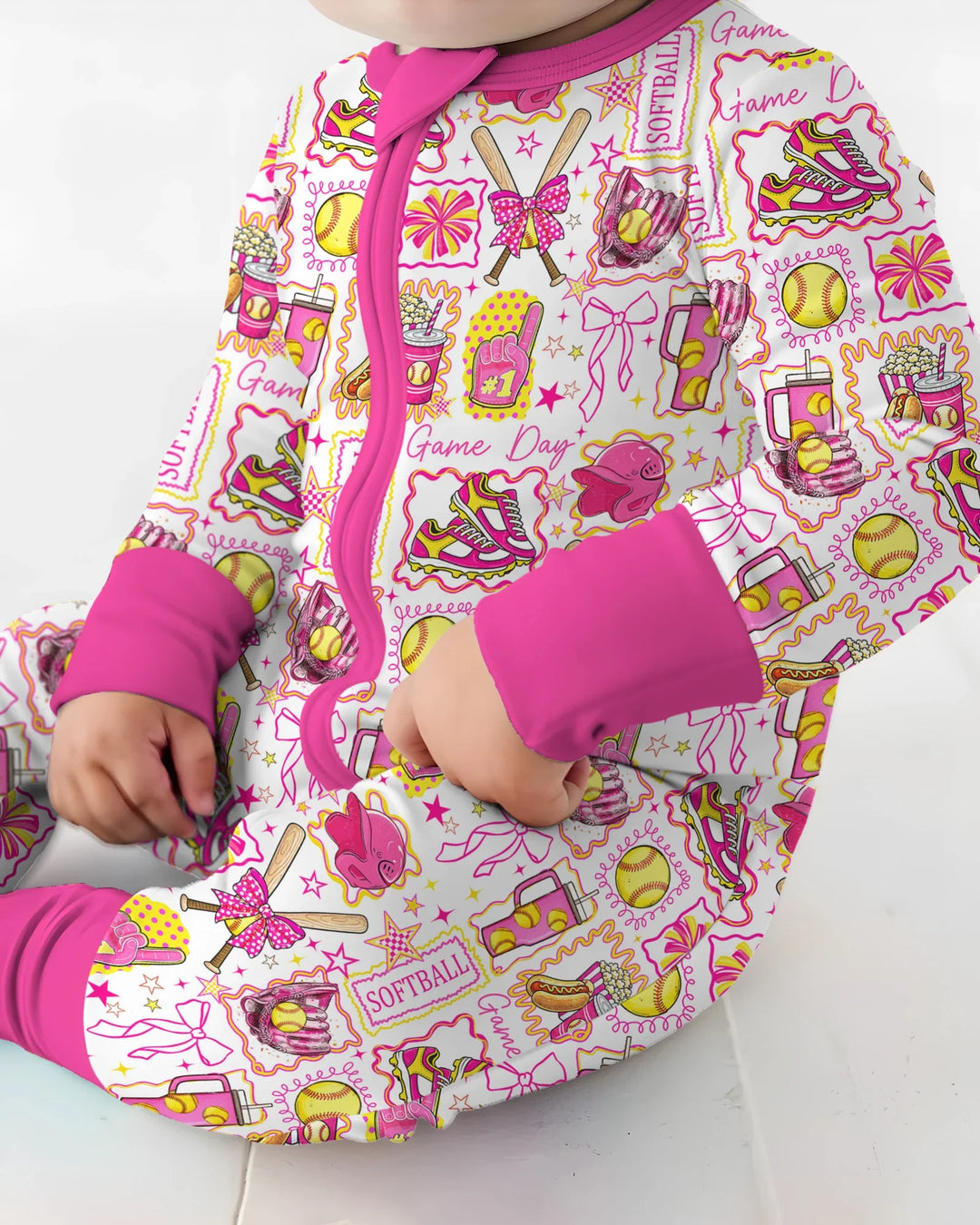 Gerippte Babykleidung mit individuellem Foto - Weich &amp; Skizzenhaft