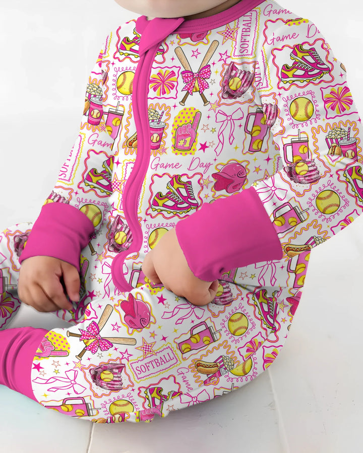 Gerippte Babykleidung mit individuellem Foto - Weich &amp; Skizzenhaft