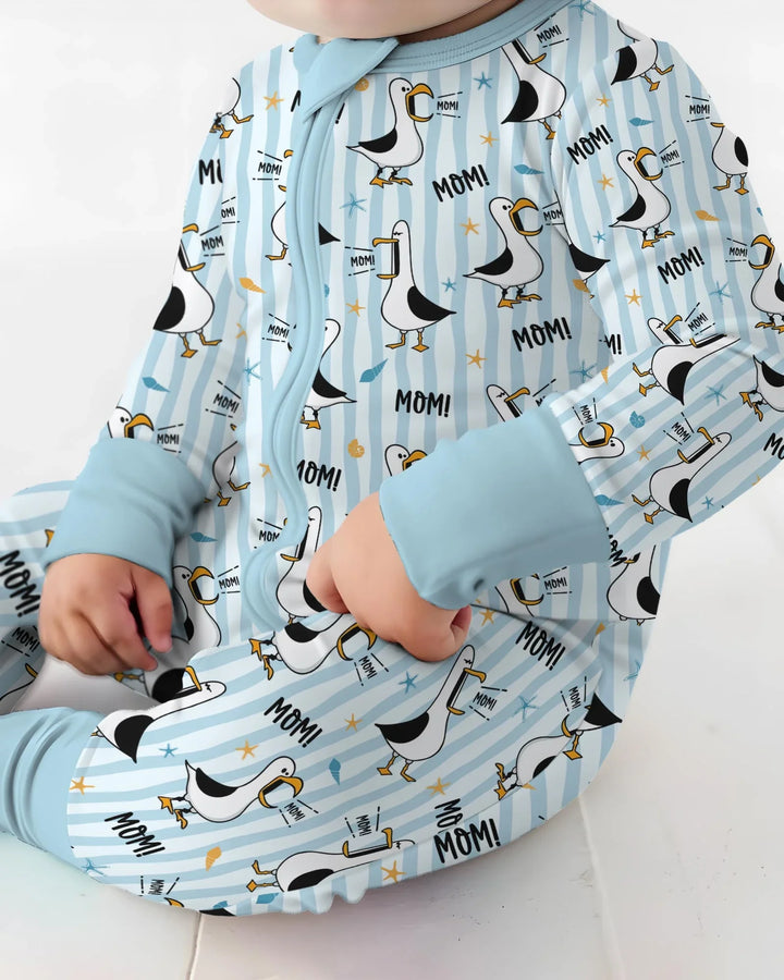 Gerippte Babykleidung mit individuellem Foto - Weich &amp; Skizzenhaft