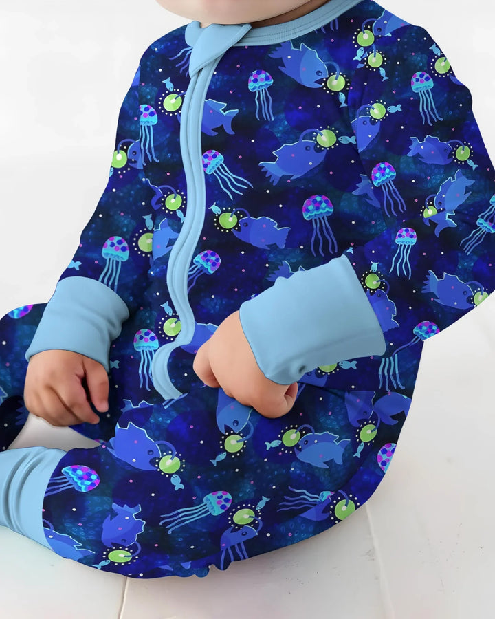 Gerippte Babykleidung mit individuellem Foto - Weich &amp; Skizzenhaft