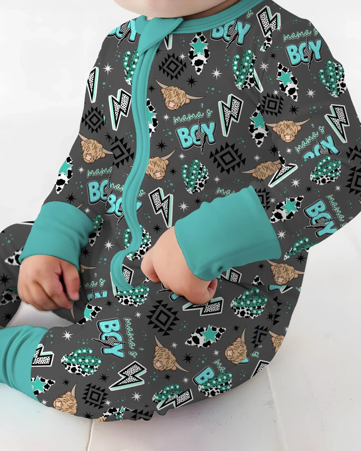 Gerippte Babykleidung mit individuellem Foto - Weich &amp; Skizzenhaft