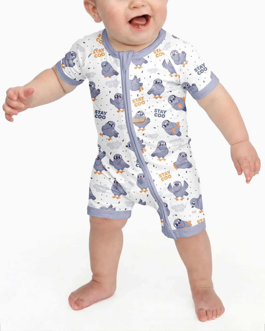 Schlafanzug-Set zweiteilig, kurze Ärmel, kurze Hose, Bambus
