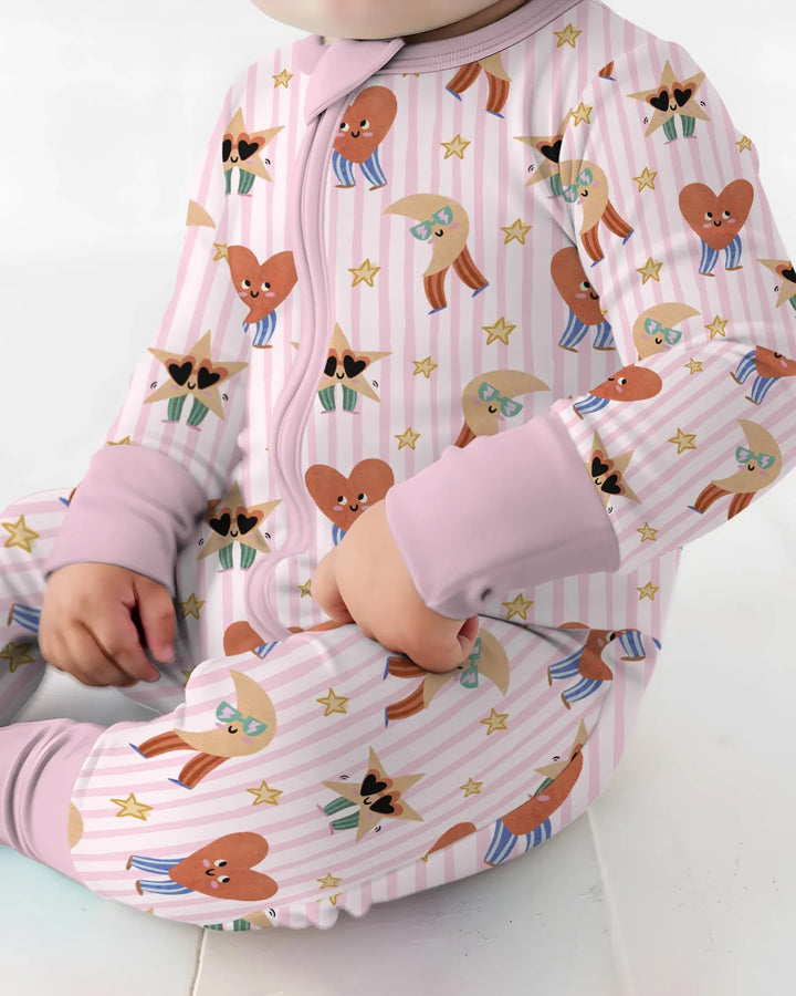 Gerippte Babykleidung mit individuellem Foto - Weich &amp; Skizzenhaft