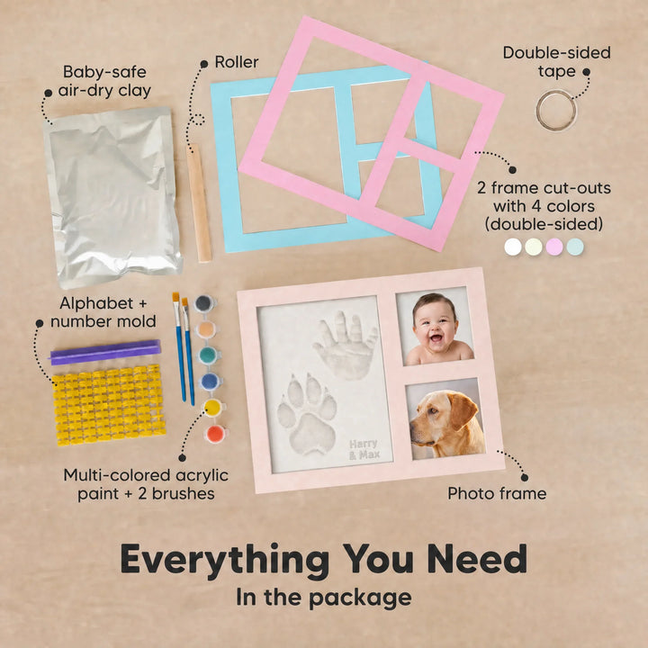 Custom Baby & Pet Clay Kit - Keepsake Frame