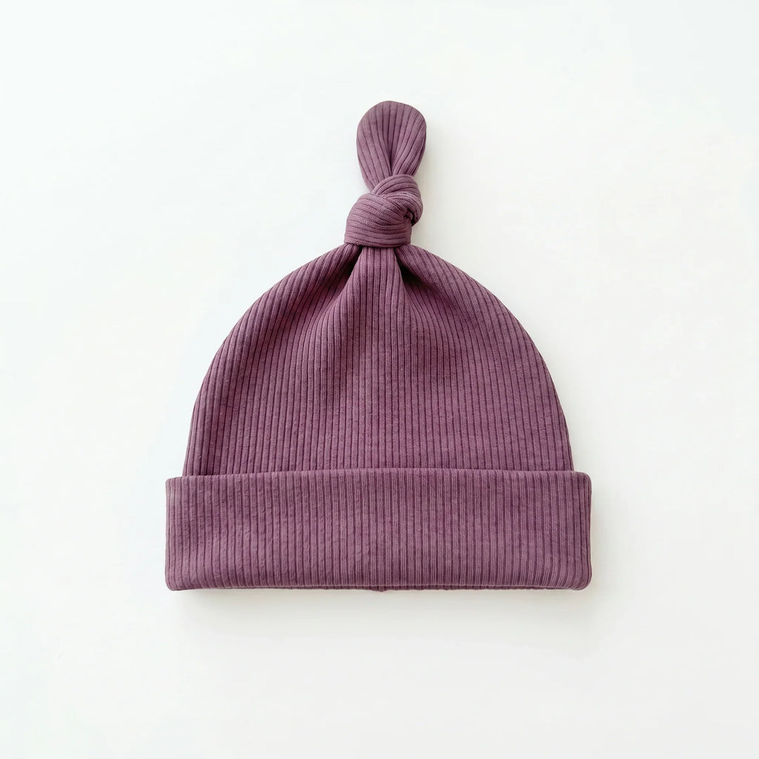 Ribbed Bamboo Knotted Hat