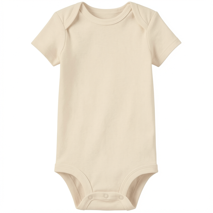 Gerippte Babykleidung mit individuellem Foto - Weich &amp; Skizzenhaft