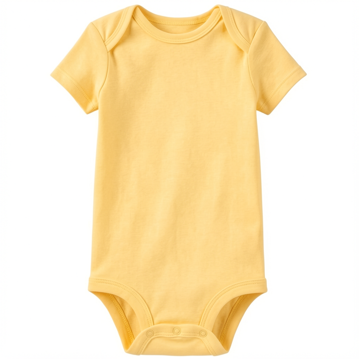 Gerippte Babykleidung mit individuellem Foto - Weich &amp; Skizzenhaft