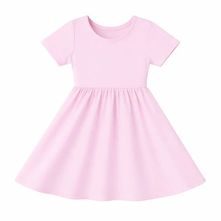 Solid Color Bamboo Twirl Dress