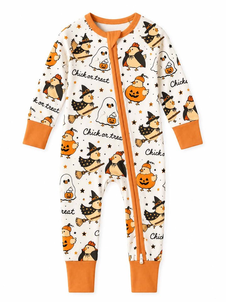 Chick Or Treat Halloween Bamboo Convertible Zippy