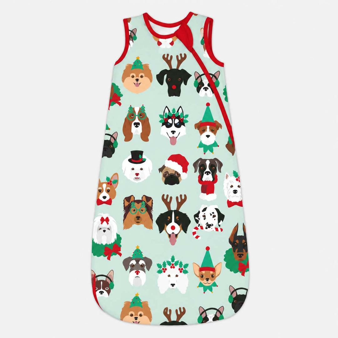 Christmas Dogs Bamboo Sleep Bag