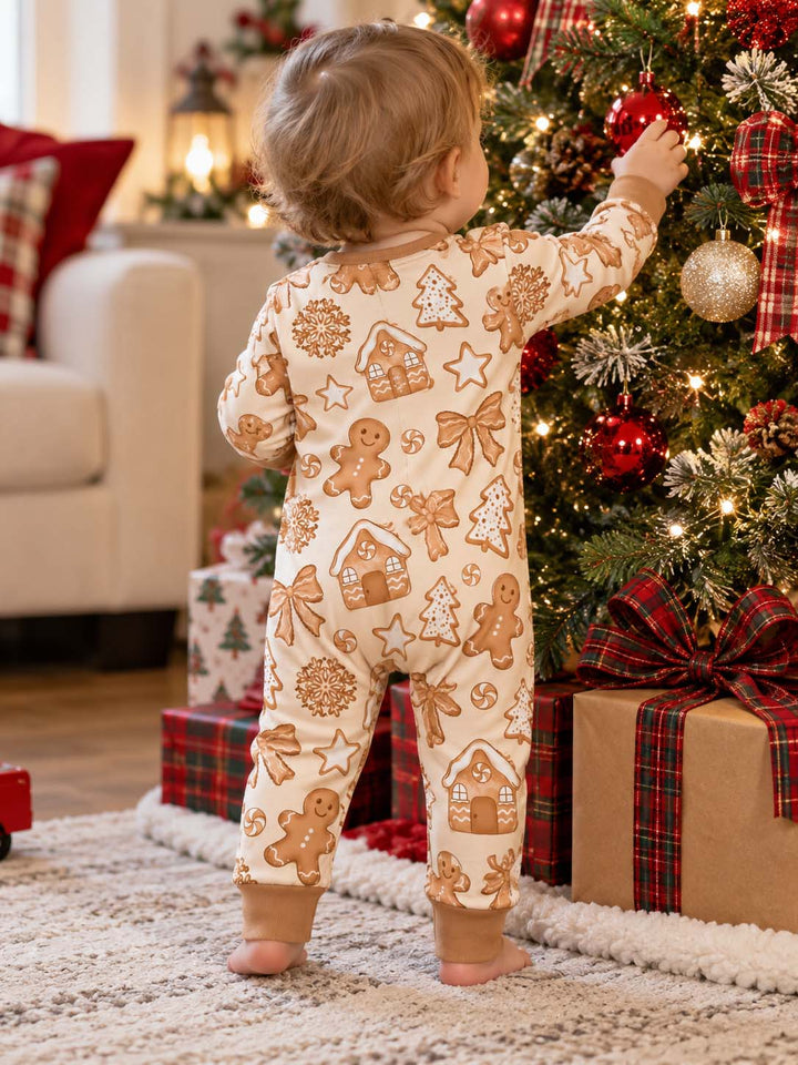Christmas Gingerbread Cookies Bamboo Convertible Zippy