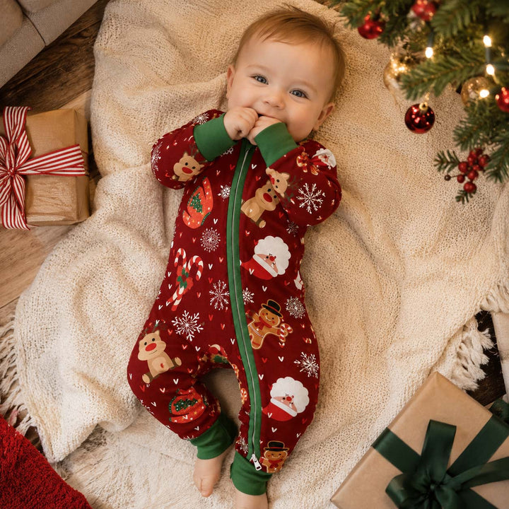 Christmas Gingerbread Friends Bamboo Convertible Zippy