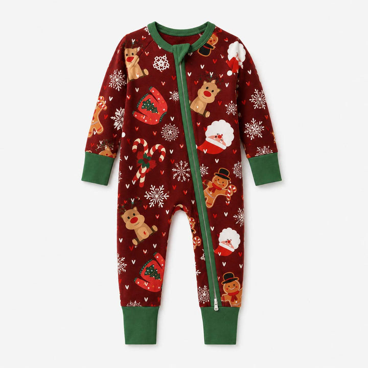Christmas Gingerbread Friends Bamboo Convertible Zippy