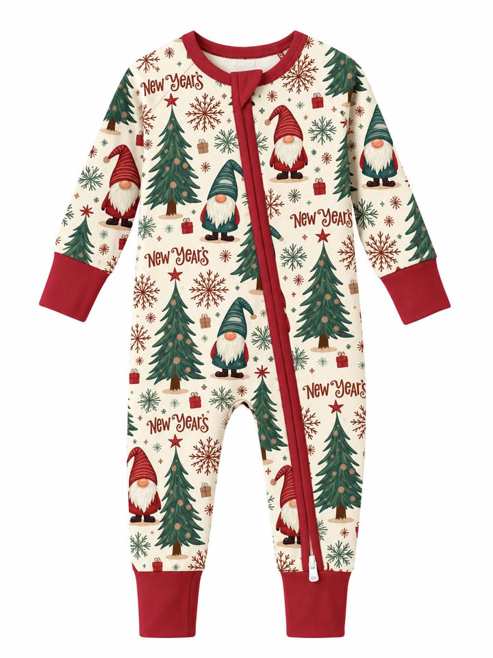 Christmas Gnome Forest Bamboo Convertible Zippy