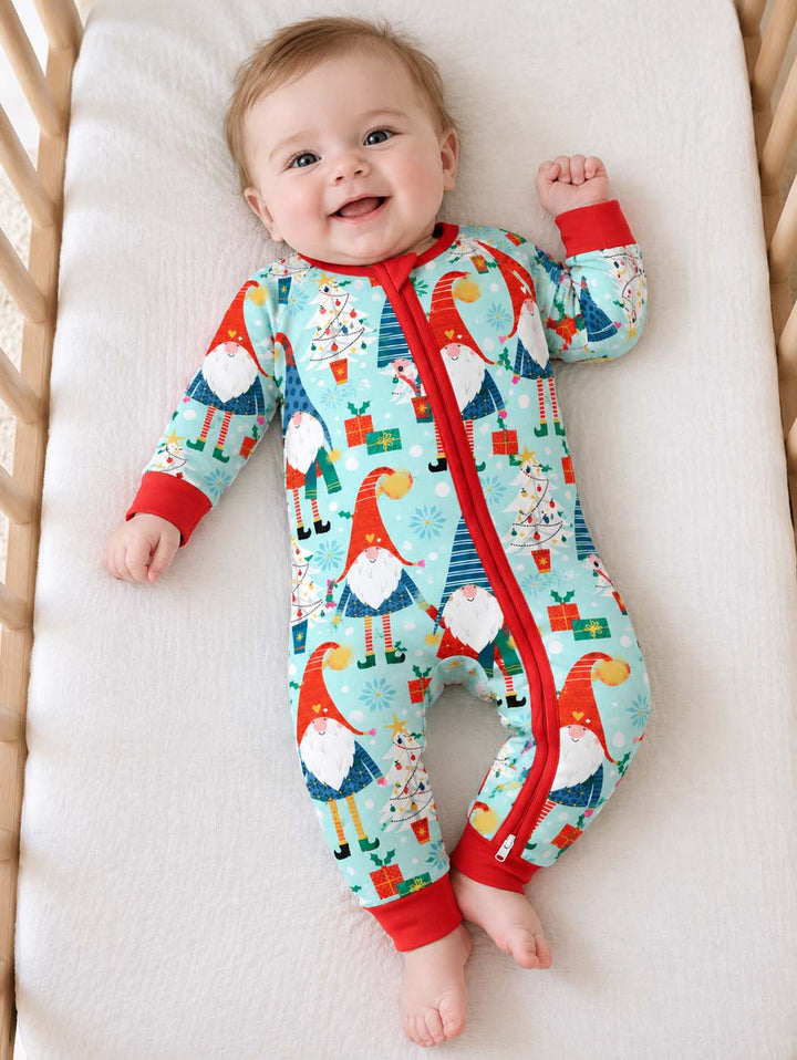 Christmas Gnome Wonderland Bamboo Convertible Zippy