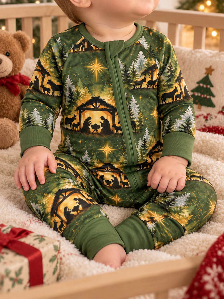 Christmas Nativity Star Bamboo Convertible Zippy