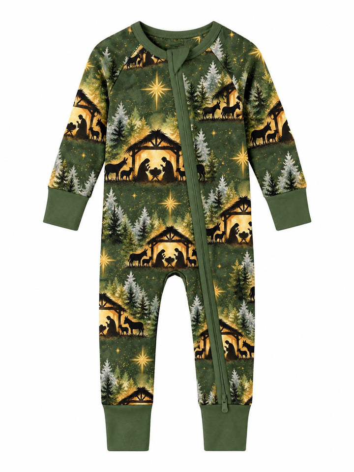 Christmas Nativity Star Bamboo Convertible Zippy