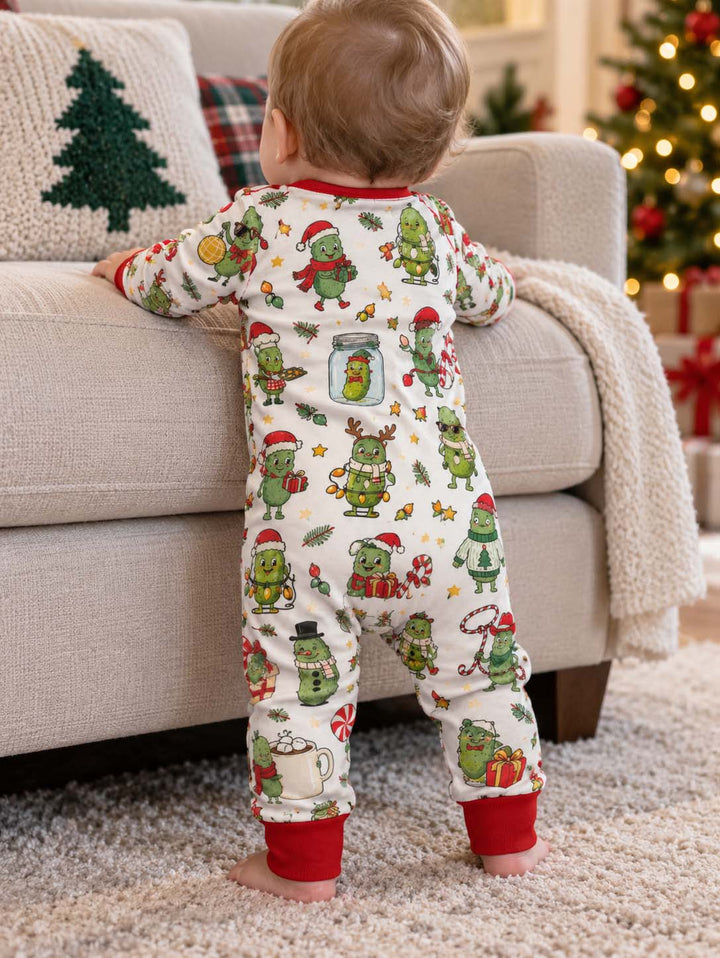 Christmas Pickle Characters Bamboo Convertible Zippy