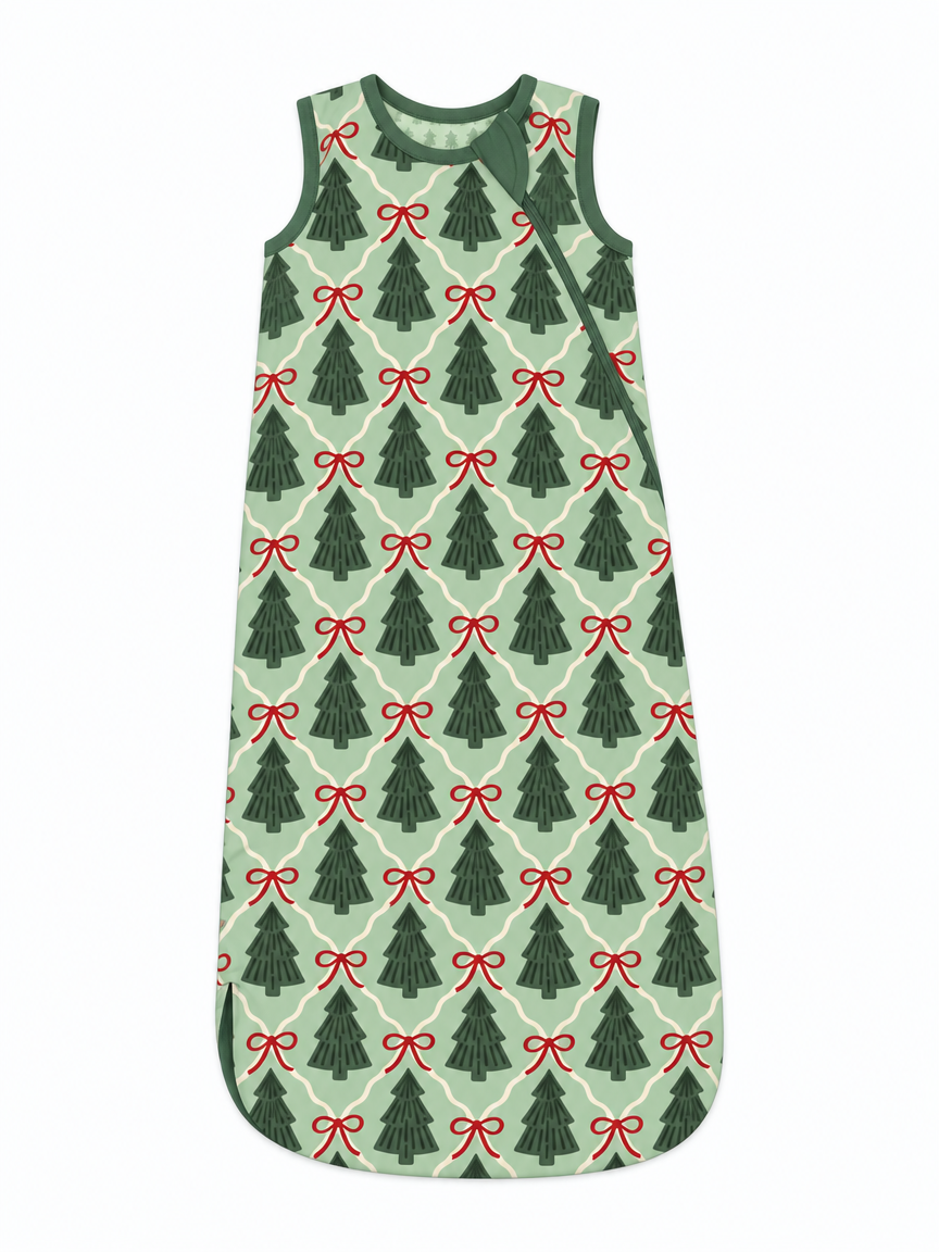 Coquette Christmas Tree Club Bamboo Sleep Bag