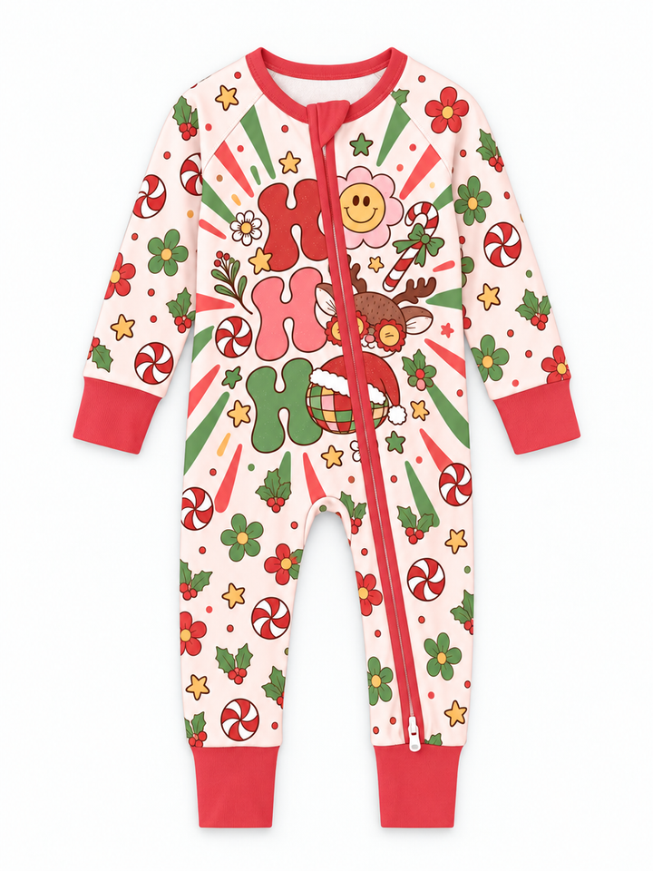 Ho Ho Ho Holiday Bamboo Convertible Zippy