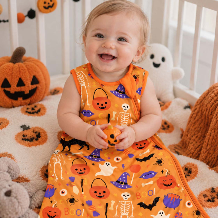 Classic Halloween Icons Bamboo Sleep Bag