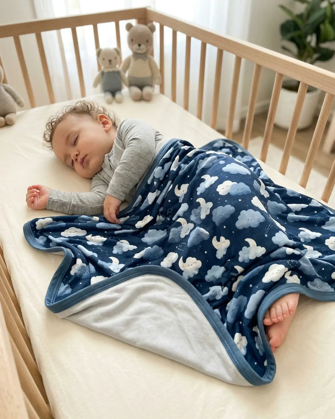 Cloudy Dreams Bamboo Blanket