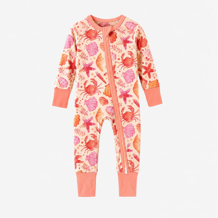 Coastal Starfish Pattern Bamboo Convertible Zippy