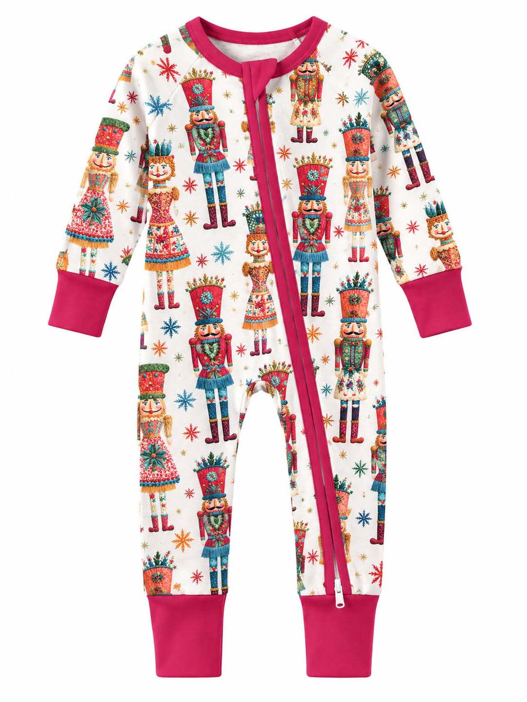 Colorful Christmas Nutcrackers Bamboo Convertible Zippy