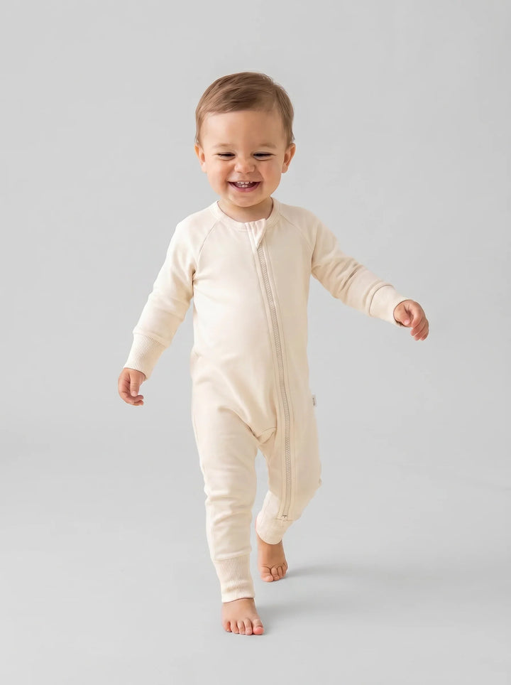 Gerippte Babykleidung mit individuellem Foto - Weich &amp; Skizzenhaft