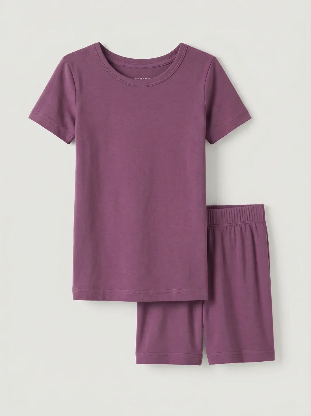 Schlafanzug-Set zweiteilig, kurze Ärmel, kurze Hose, Bambus