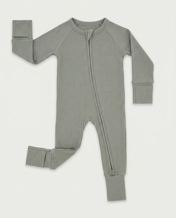 Gerippte Babykleidung mit individuellem Foto - Weich &amp; Skizzenhaft