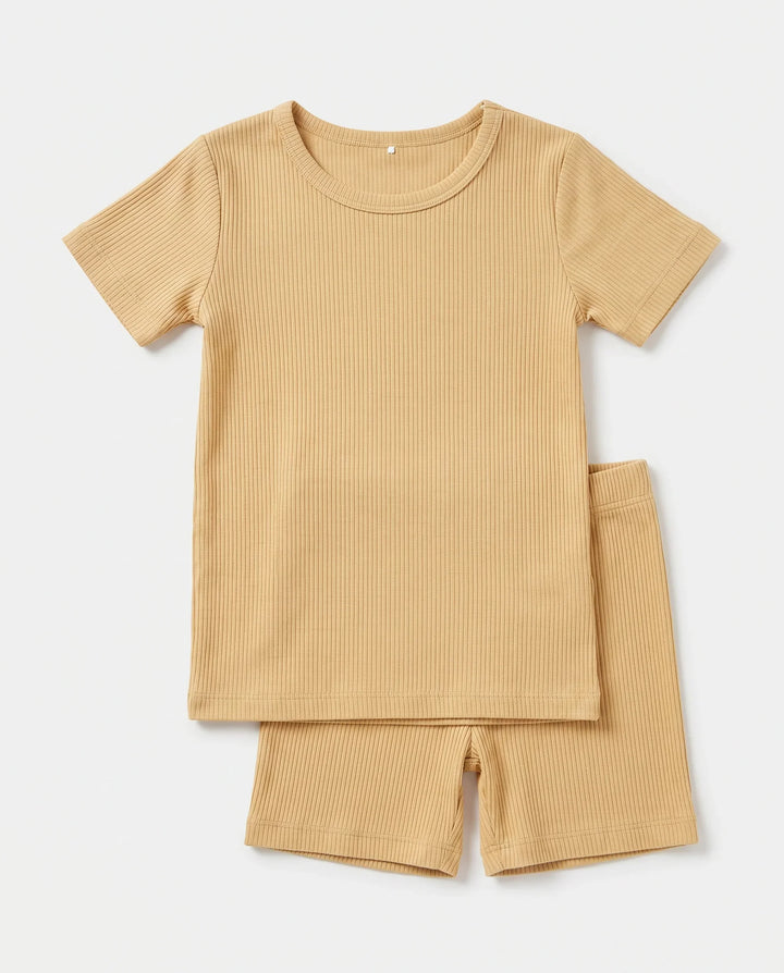 Zweiteiliges, kurzärmliges Pyjama-Set mit Marienkäfern