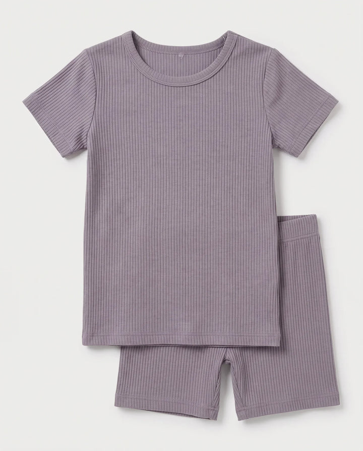 Zweiteiliges, kurzärmliges Pyjama-Set mit Marienkäfern