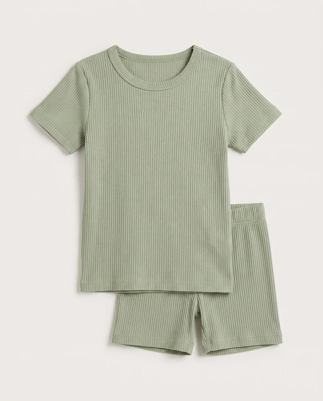 Zweiteiliges, kurzärmliges Pyjama-Set mit Marienkäfern