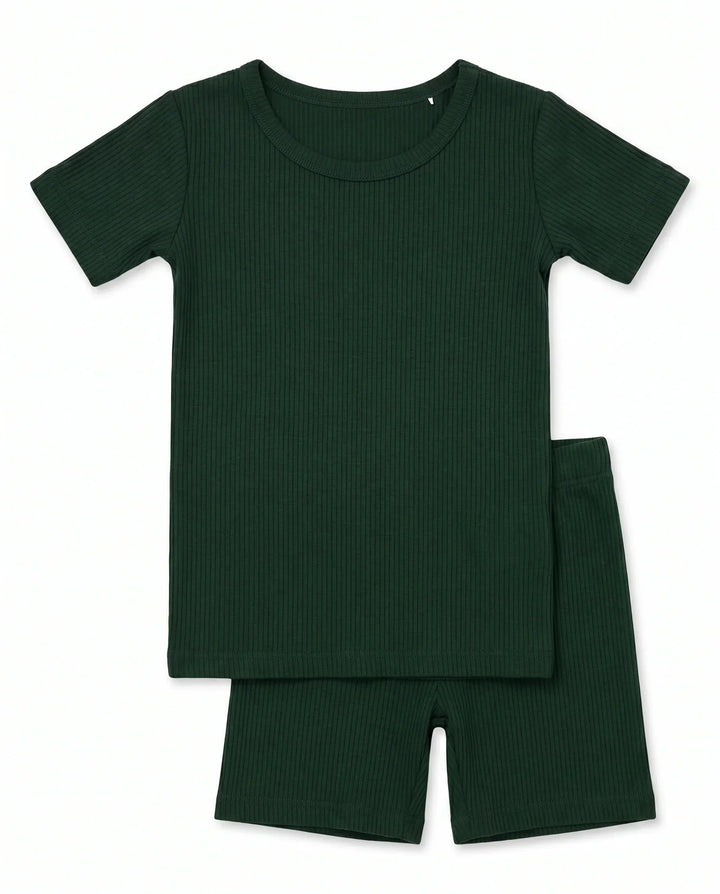 Zweiteiliges, kurzärmliges Pyjama-Set mit Marienkäfern