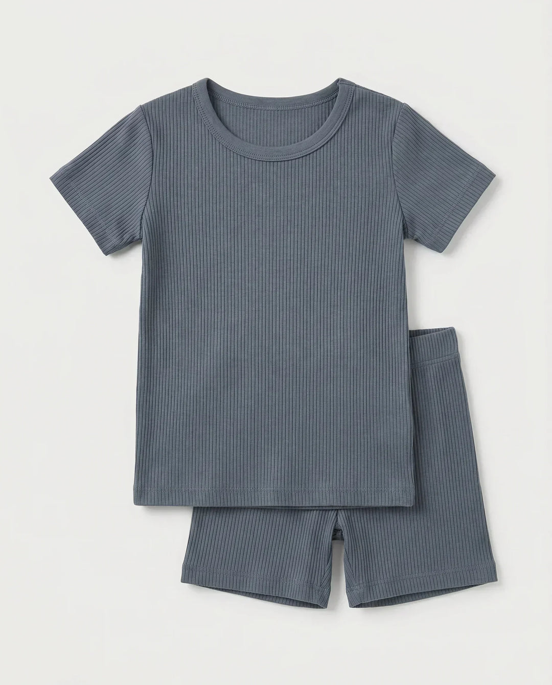 Schlafanzug-Set zweiteilig, kurze Ärmel, kurze Hose, Bambus