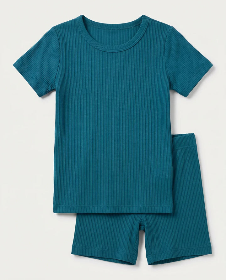 Zweiteiliges, kurzärmliges Pyjama-Set mit Marienkäfern