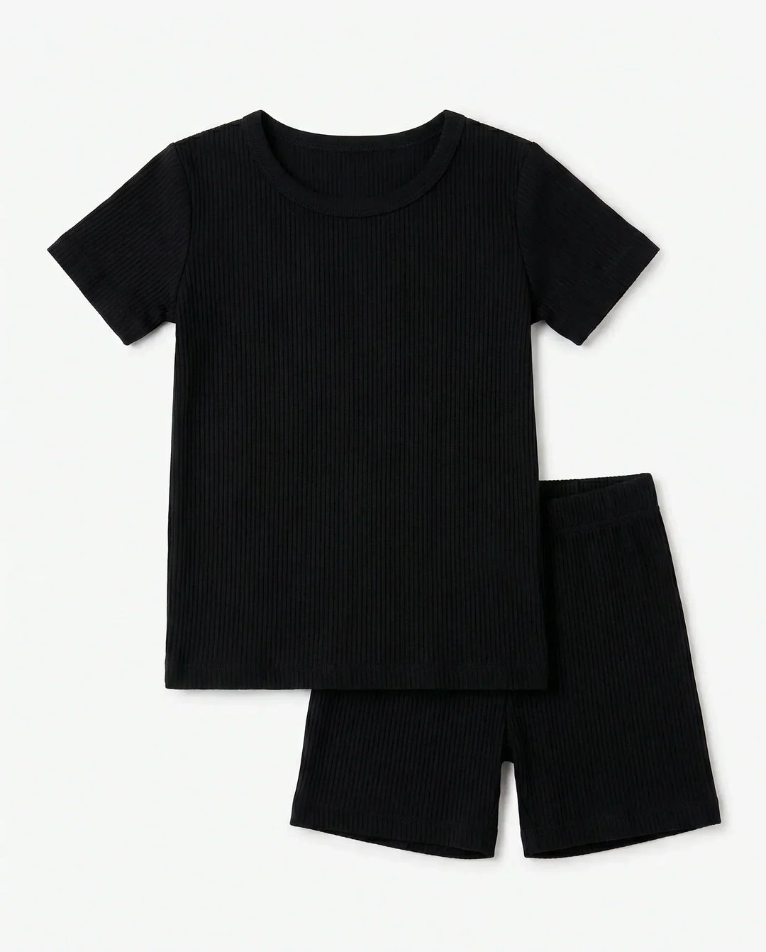 Schlafanzug-Set zweiteilig, kurze Ärmel, kurze Hose, Bambus